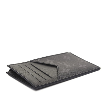 Louis Vuitton Monogram Eclipse Taiga Coin Card Holder 4 of 7