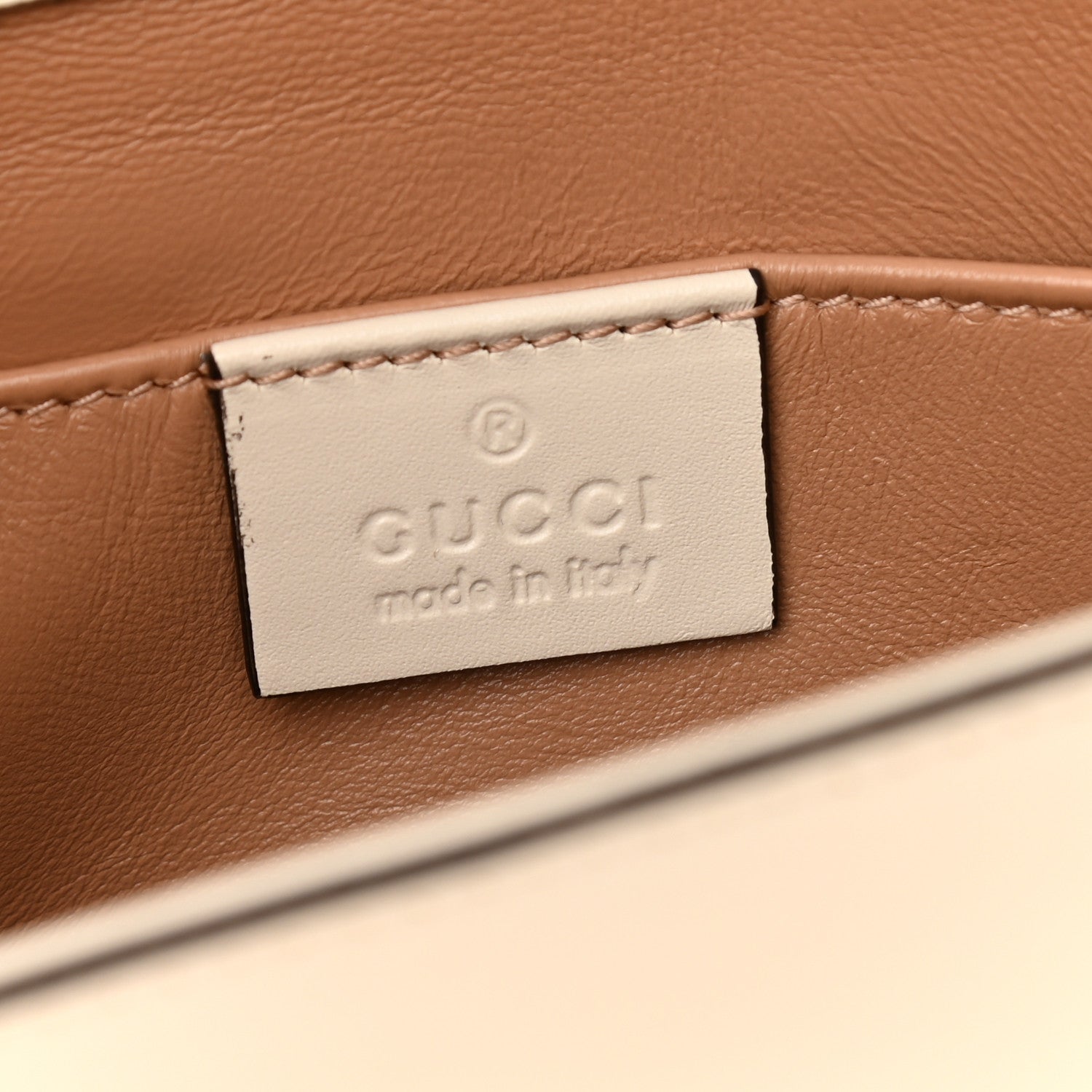 Gucci Nappa Pearl Studded Mini Queen Margaret Broadway Shoulder Bag Mystic White 6 of 9