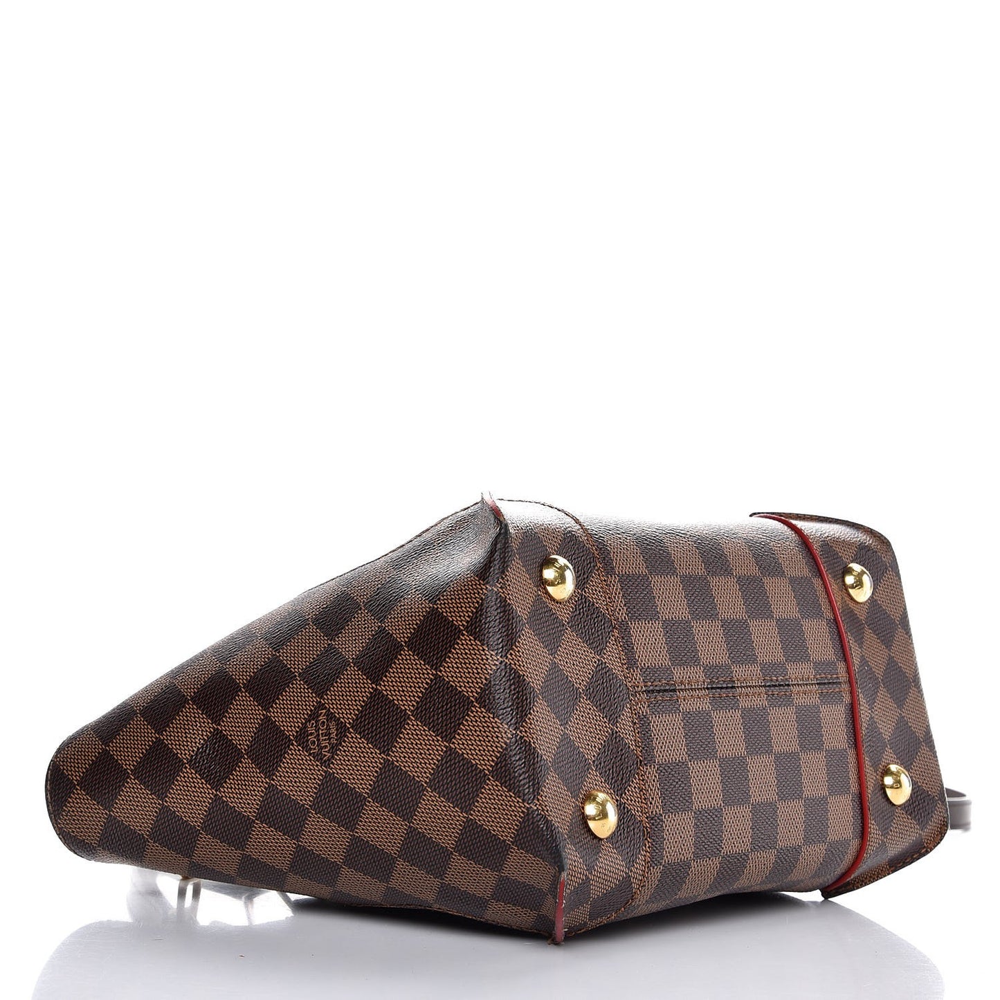 Damier Ebene Caissa Tote PM Cherry