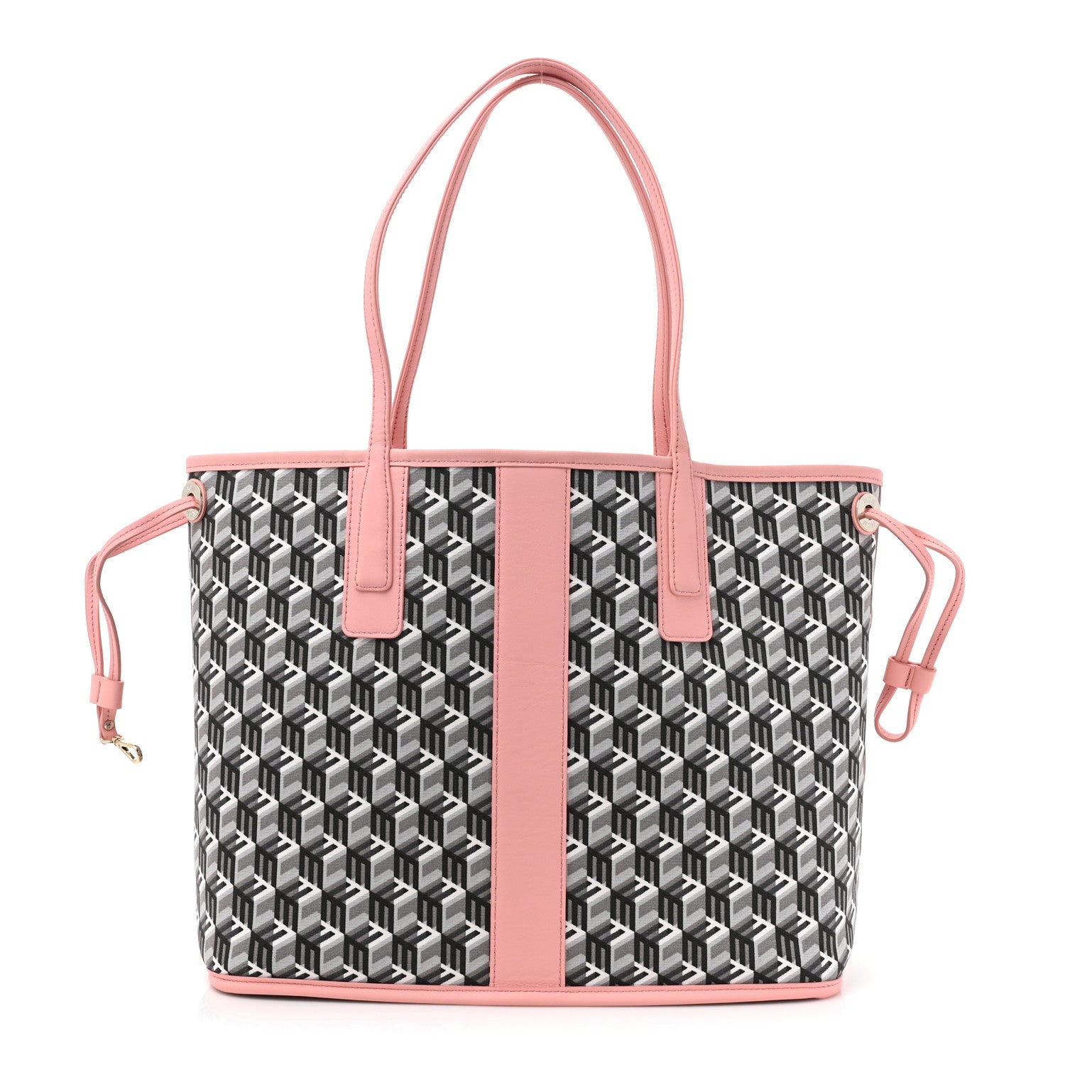 MCM Visetos Medium Liz Reversible Shopper Tote Pink 4 of 15