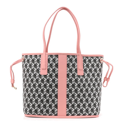 MCM Visetos Medium Liz Reversible Shopper Tote Pink 4 of 15