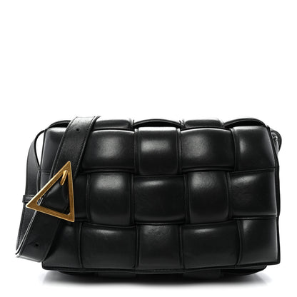 Bottega Veneta Nappa Maxi Intreccio Padded Cassette Crossbody Bag Black 1 of 10