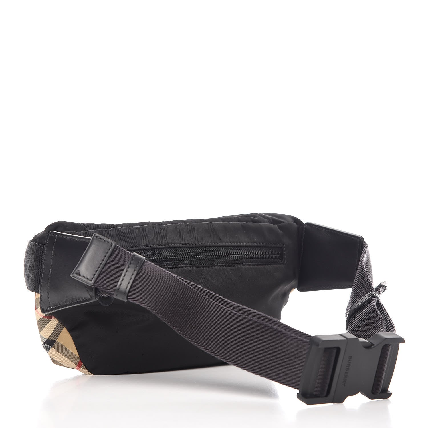 Burberry Nylon Vintage Check Sonny Bum Bag Archive Beige Black 3 of 8