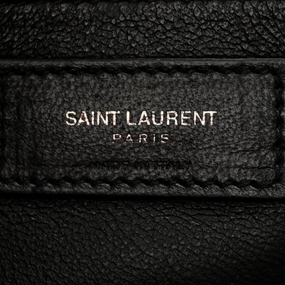 Saint Laurent Crinkled Calfskin Matelasse Monogram Baby Niki Chain Satchel Rouge Eros 6 of 10