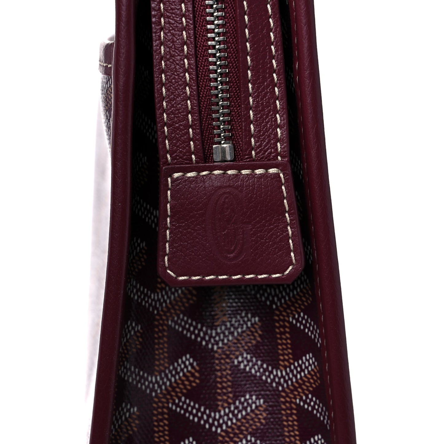 Goyardine Jouvence Toiletry Pouch Burgundy