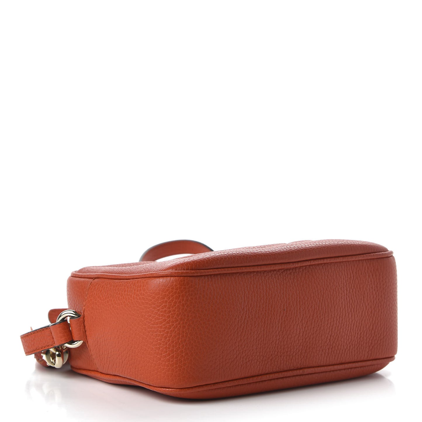 Pebbled Calfskin Small Soho Disco Bag Tabasco Red