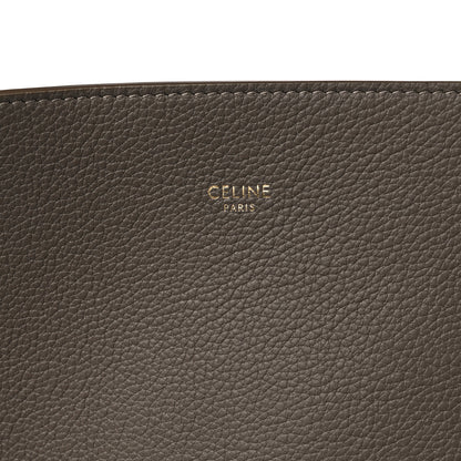 Celine Soft Grained Calfskin Small Belt Cabas Phantom Taupe 6 of 12