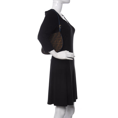 Fendi Zucca Small Hobo Tobacco Petrolio 2 of 8