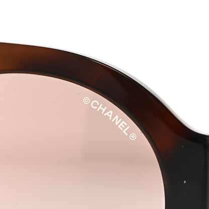 Chanel Resin Crystal Polarized Sunglasses 5419-B Tortoise 5 of 9