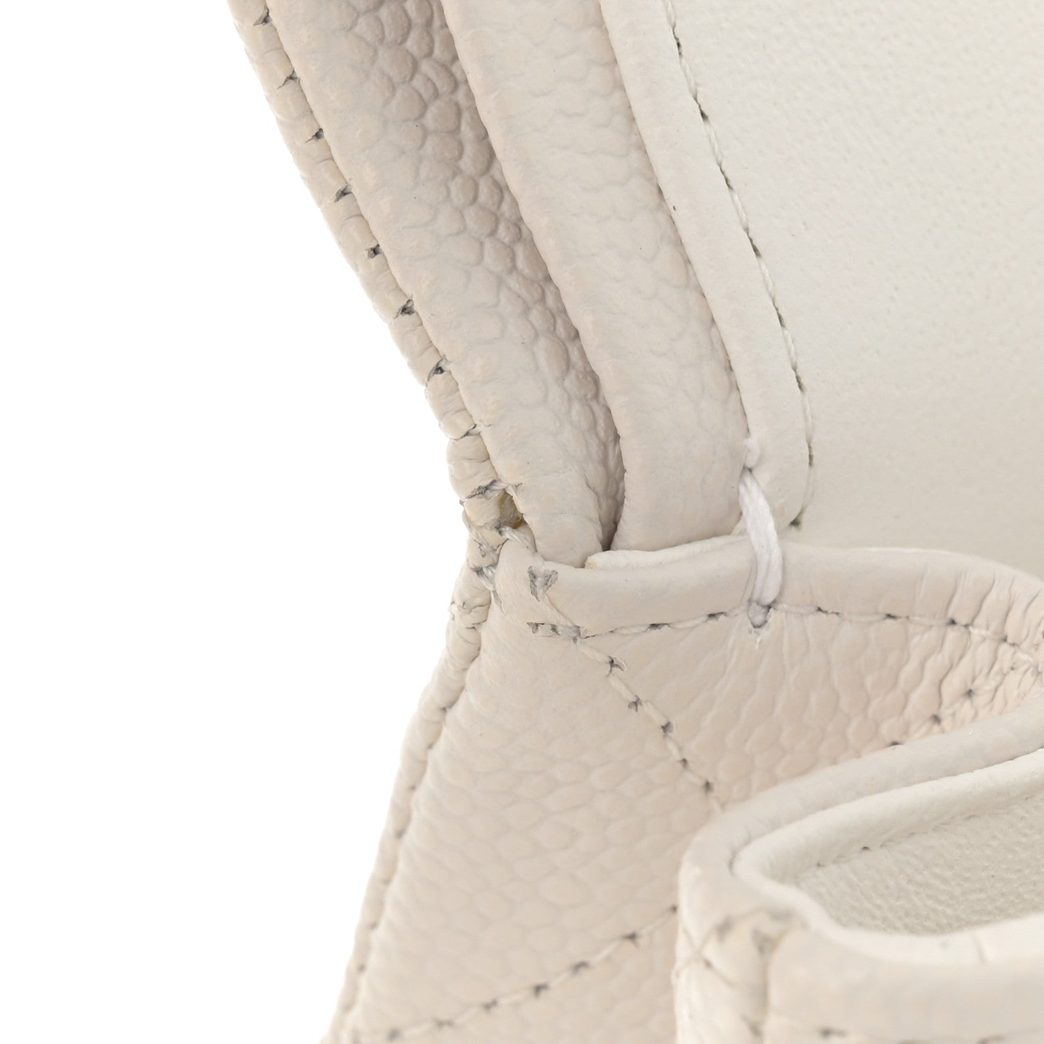 Chanel Caviar Quilted Medium Double Flap White 11 of 11