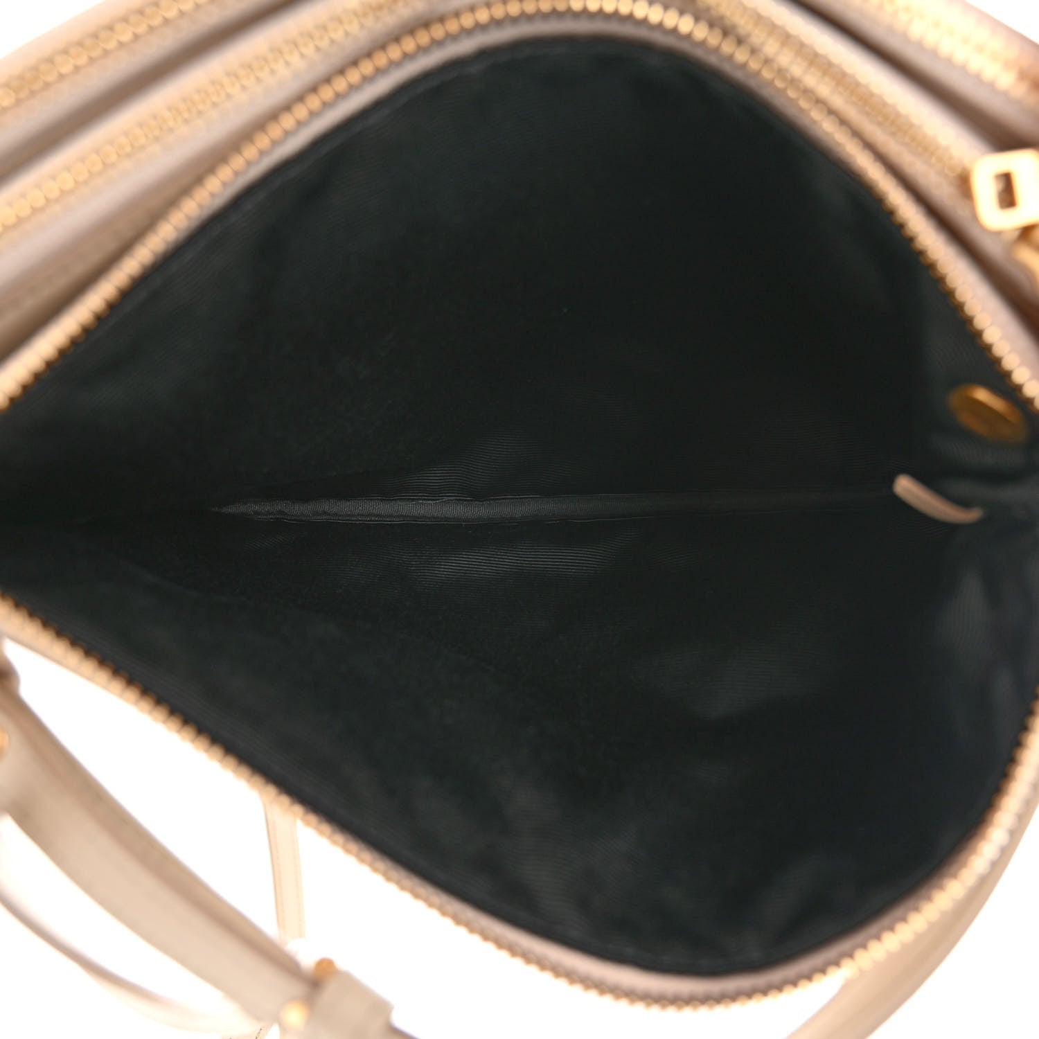 Celine Lambskin Large Trio Crossbody Bag Linen 5 of 14