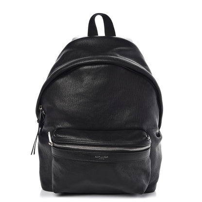 Saint Laurent Lambskin Mini City Backpack Black 1 of 9