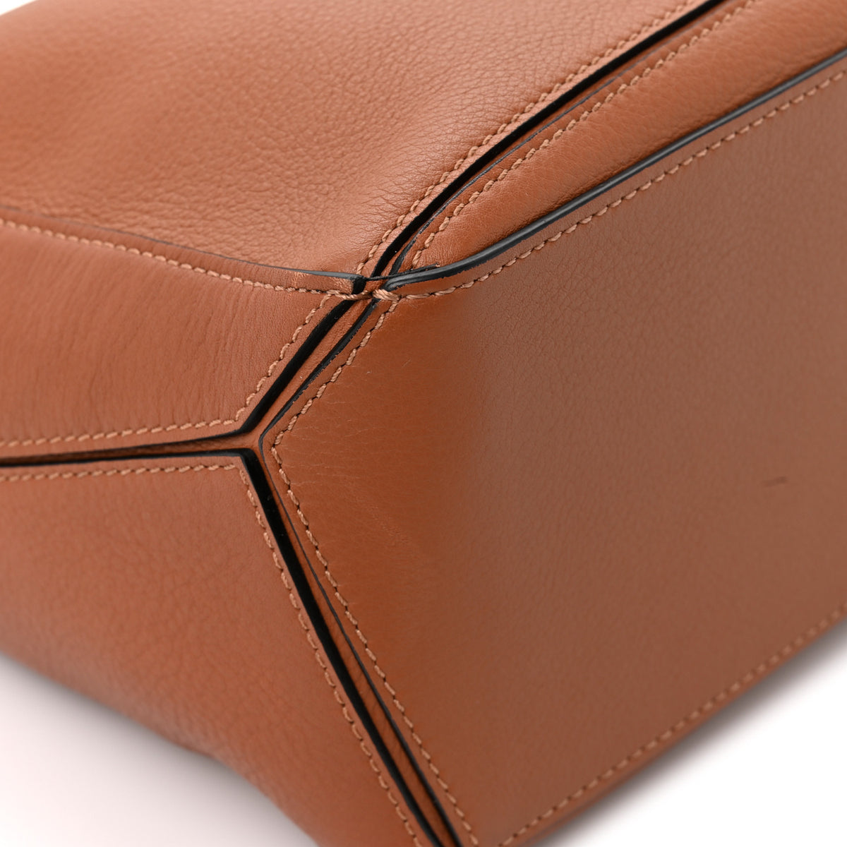 Calfskin Small Puzzle Bag Tan