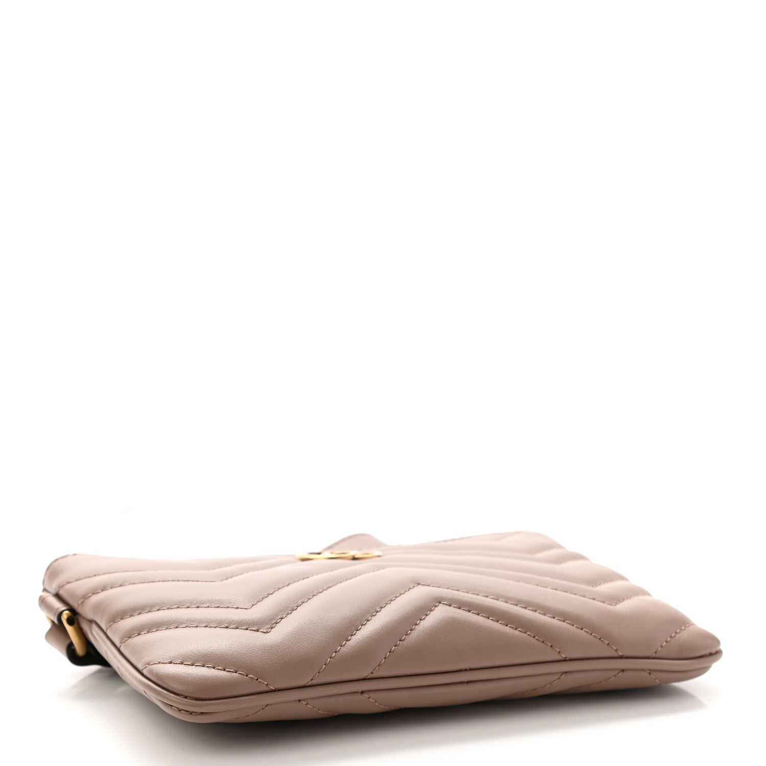 Gucci Calfskin Matelasse GG Marmont Wrist Wallet Porcelain Rose 4 of 7