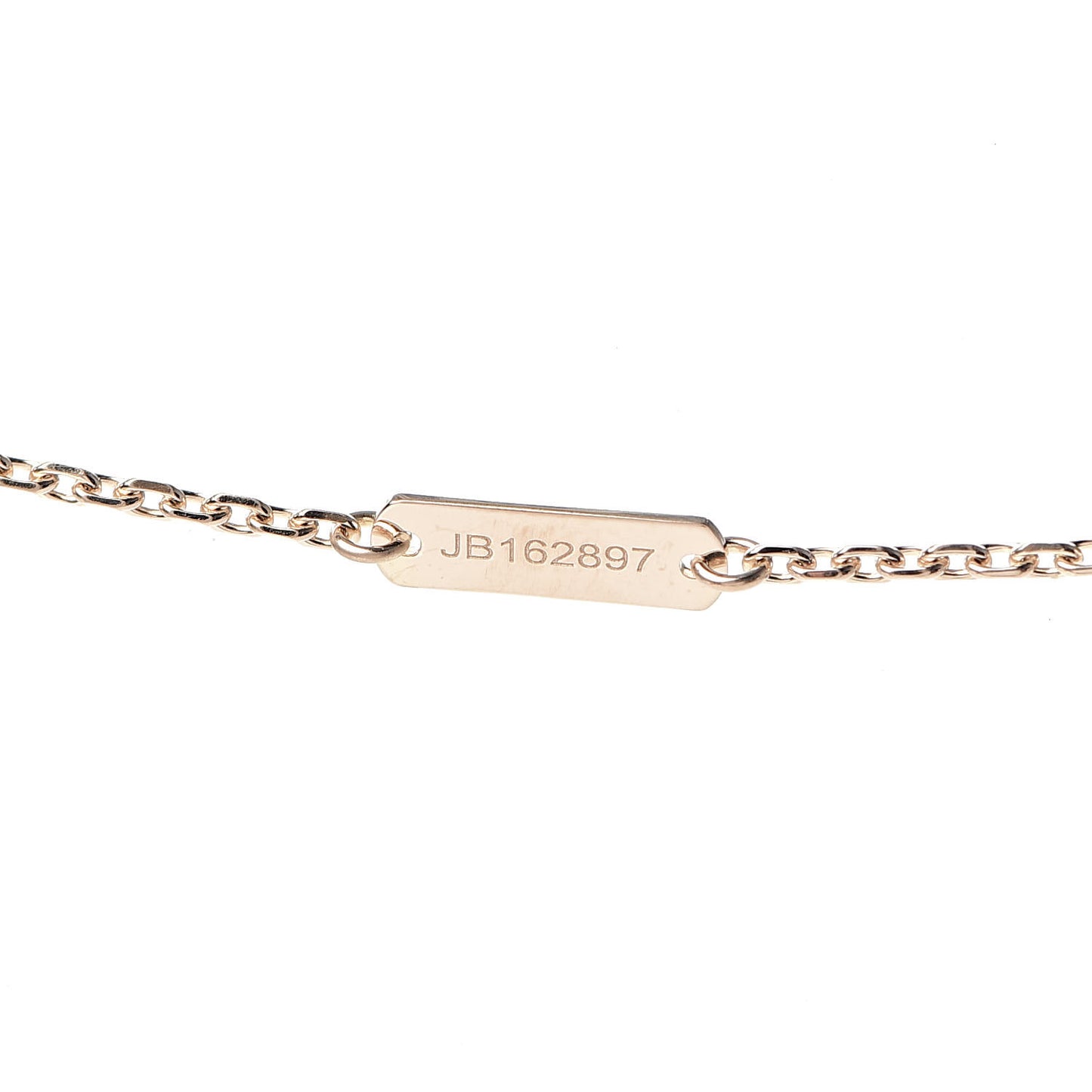18K Rose Gold Perlee 5-Row Pendant Necklace