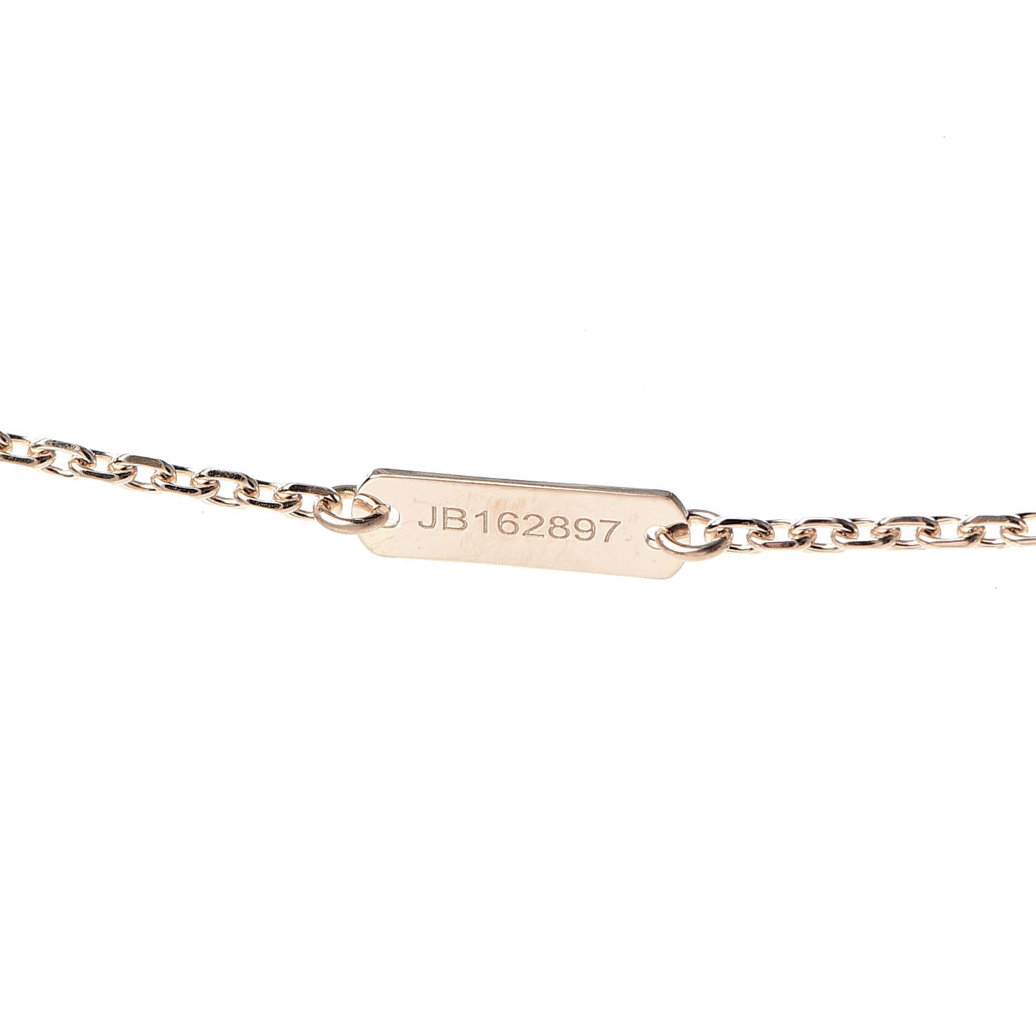 Van Cleef & Arpels 18K Rose Gold Perlee 5-Row Pendant Necklace 6 of 7