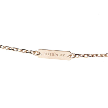 Van Cleef & Arpels 18K Rose Gold Perlee 5-Row Pendant Necklace 6 of 7