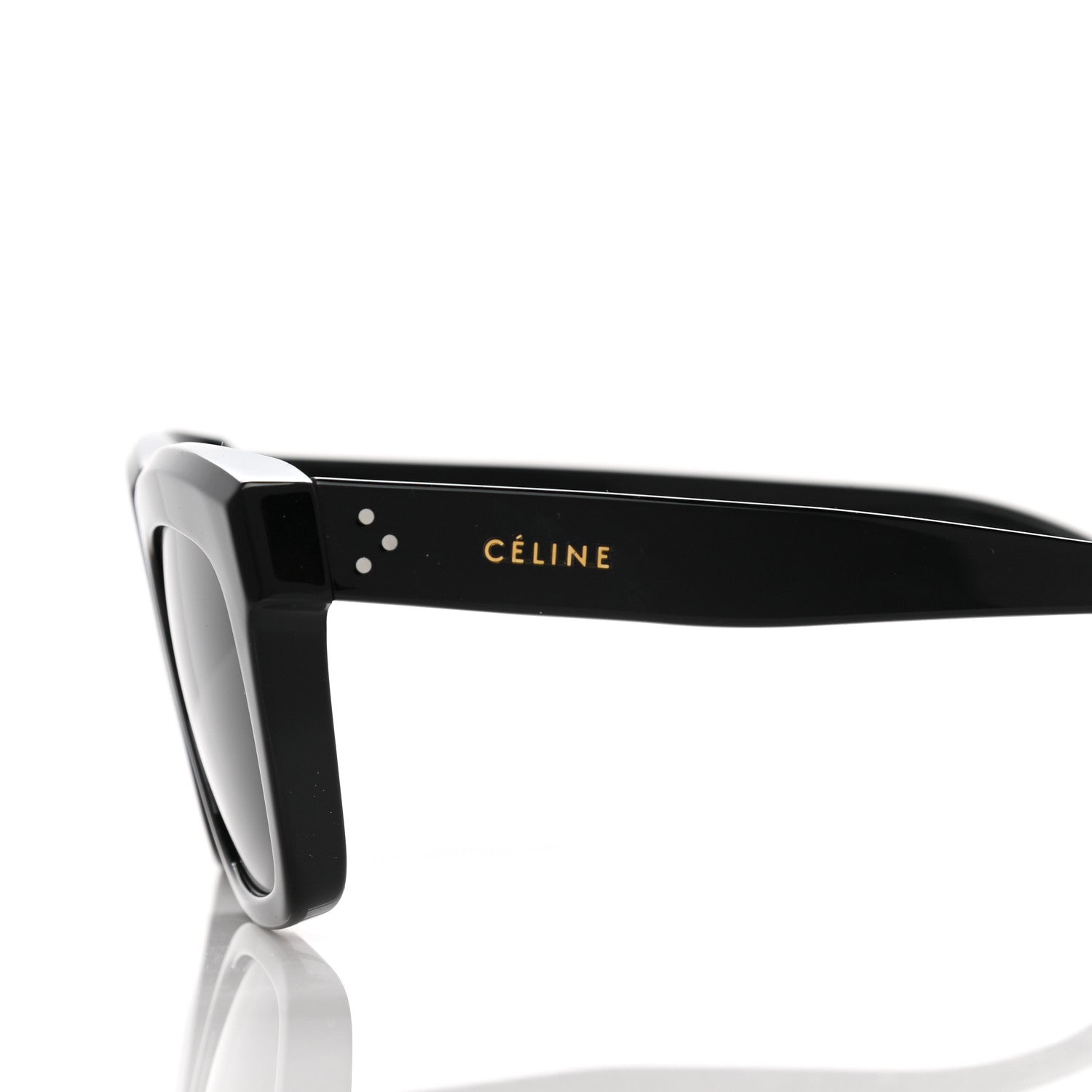 Celine Acetate Traveller Sunglasses CL 41023/S Black 4 of 7