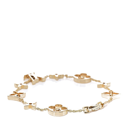 Louis Vuitton 18K Yellow Gold Monogram Bracelet 3 of 8