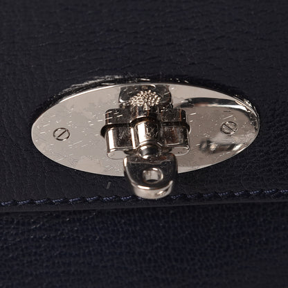 Mulberry Shiny Goatskin Bayswater Shoulder Bag Midnight 9 of 10