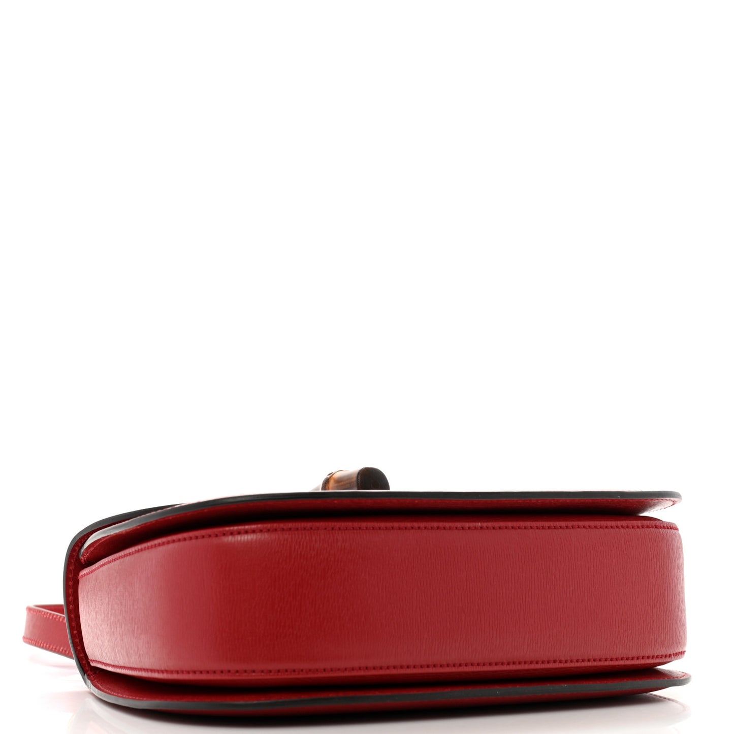 Shangai Calfskin Small Classic Bamboo Top Handle Bag Romantic Cerise