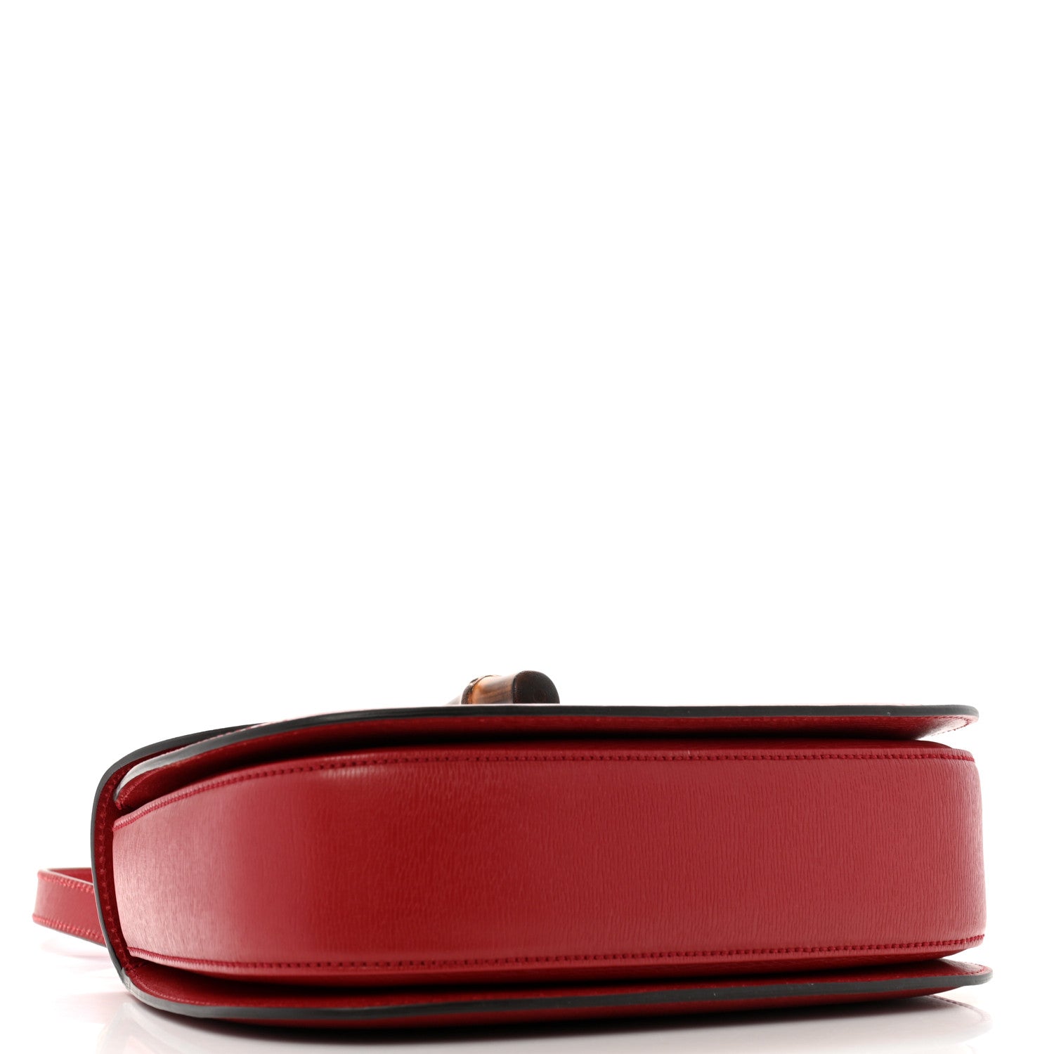 Gucci Shangai Calfskin Small Classic Bamboo Top Handle Bag Romantic Cerise 4 of 11