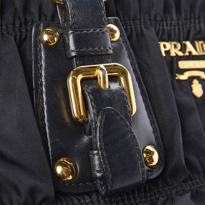 Prada Tessuto Nylon Gaufre Tote Black 22 of 28
