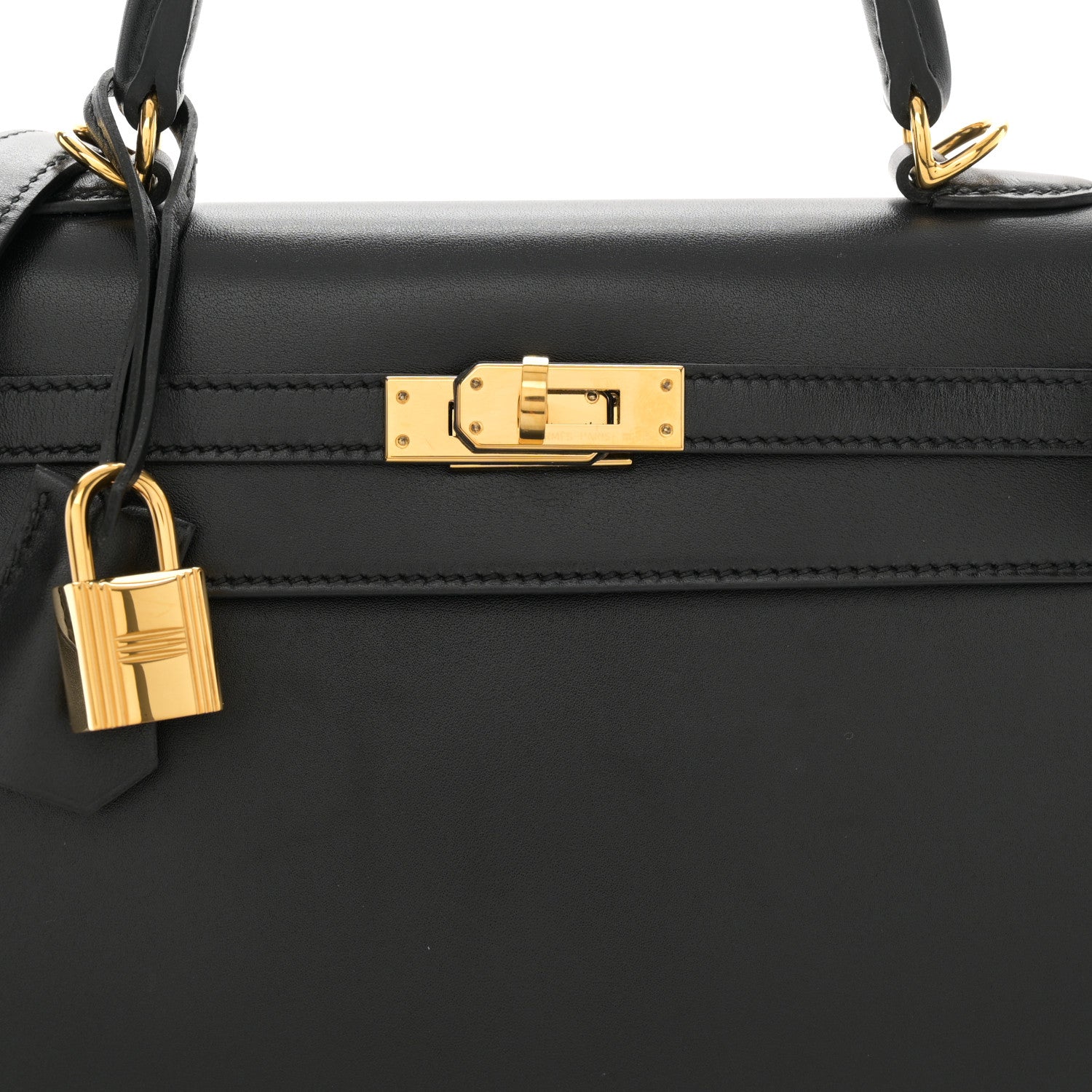 Hermes Tadelakt Kelly Sellier 25 Black 8 of 12