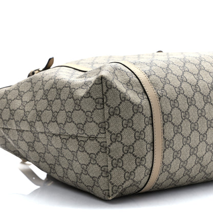 Gucci GG Supreme Monogram Medium Nice Tote Beige 10 of 11