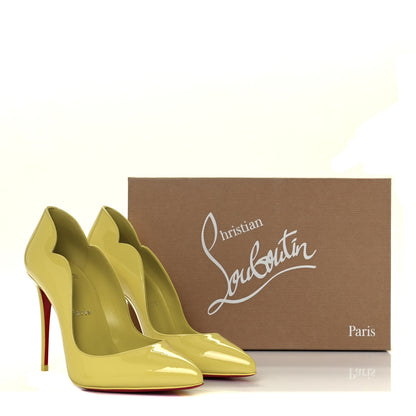 Christian Louboutin Patent Hot Chick 100 Pumps 36.5 Citrus 11 of 11