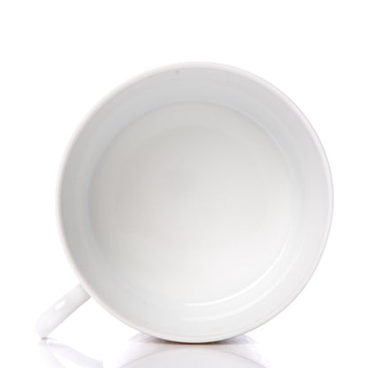Hermes Porcelain Mosaique Au 24 Gold Breakfast Cup and Saucer 6 of 12