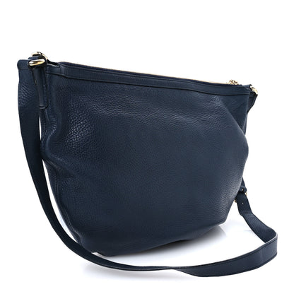 Gucci Pebbled Calfskin Medium Soho Hobo Blue 2 of 10