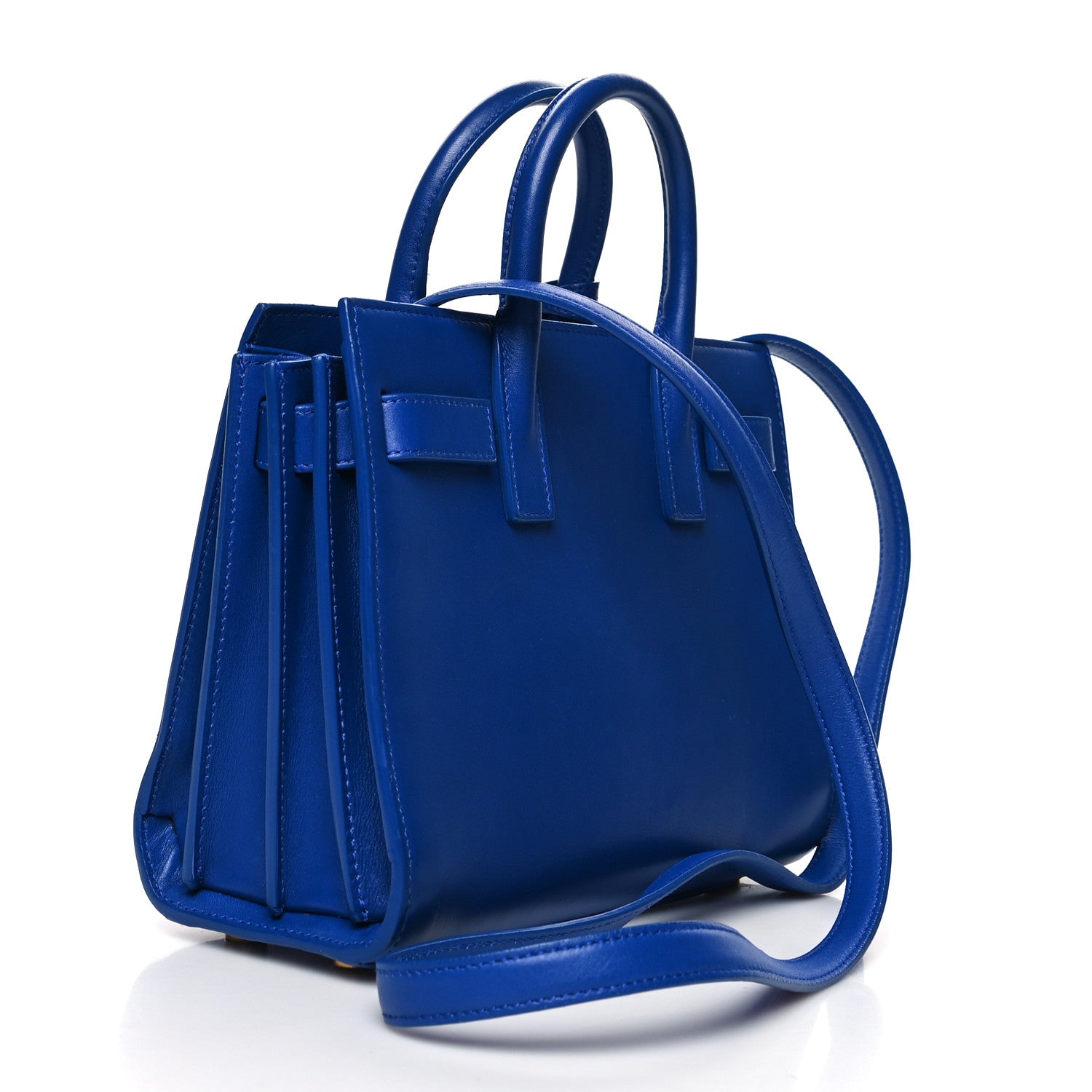 Saint Laurent Calfskin Nano Sac De Jour Royal Blue 3 of 11