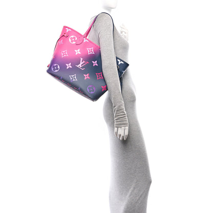 Louis Vuitton Monogram Giant Spring In The City Neverfull MM Midnight Fuchsia 2 of 10