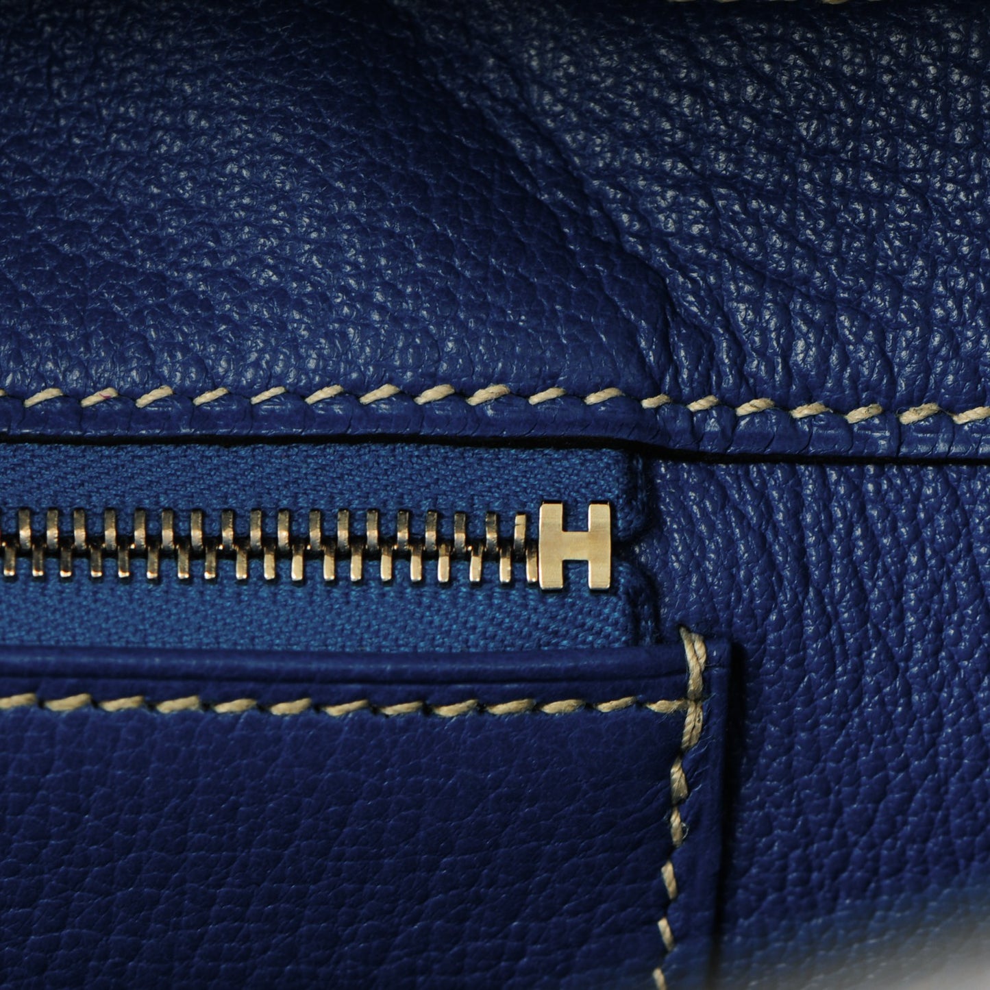 Epsom Birkin 35 Bleu Electrique Mykonos