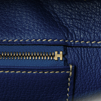 Hermes Epsom Birkin 35 Bleu Electrique Mykonos 12 of 24