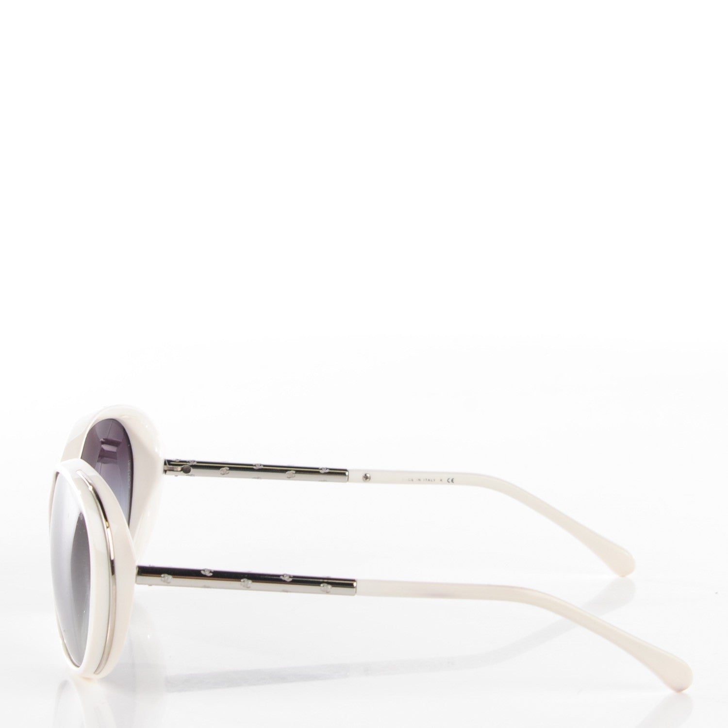 Chanel CC Sunglasses 6037 White 2 of 8