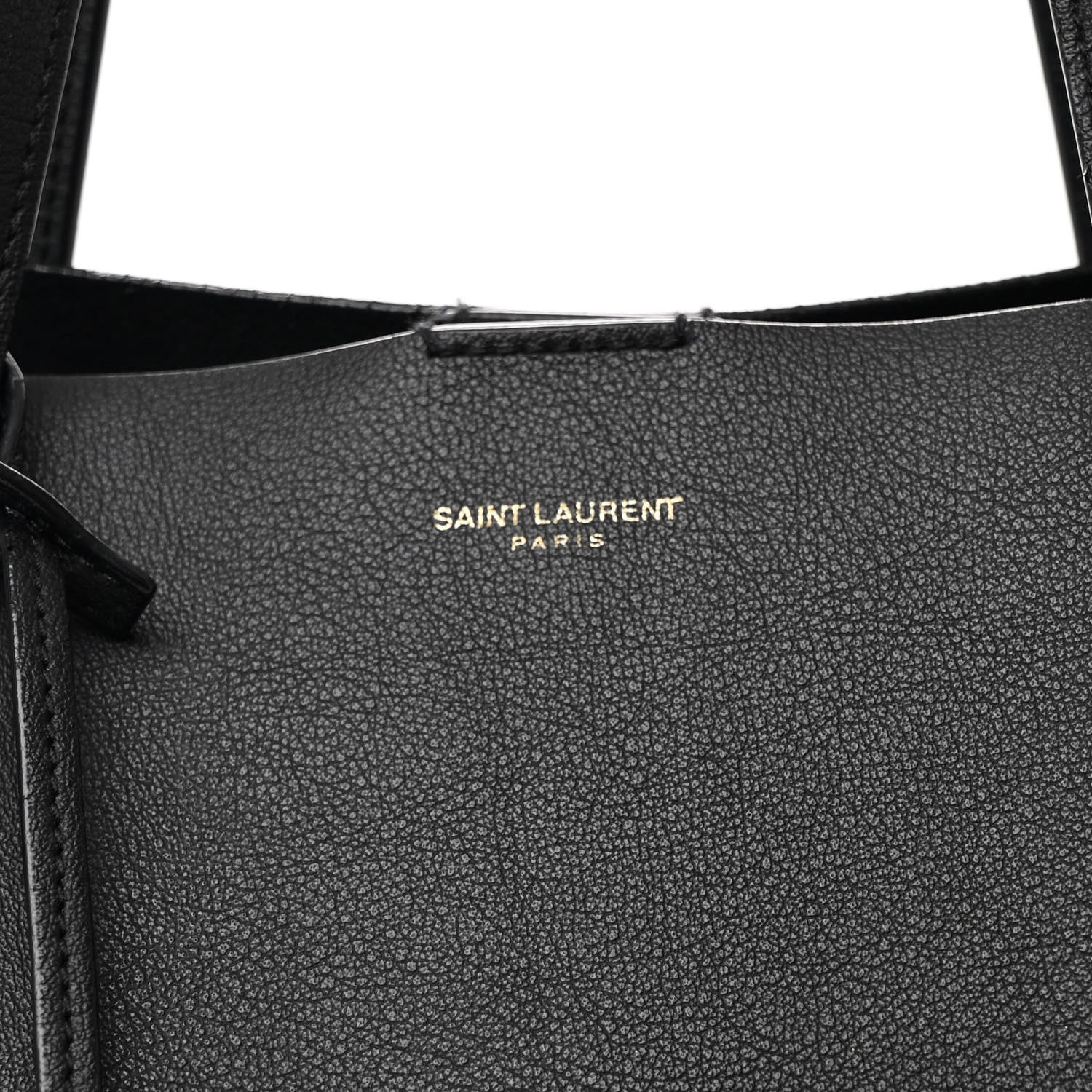 Saint Laurent Calfskin Large Shopping Tote Tote Black 9 of 14