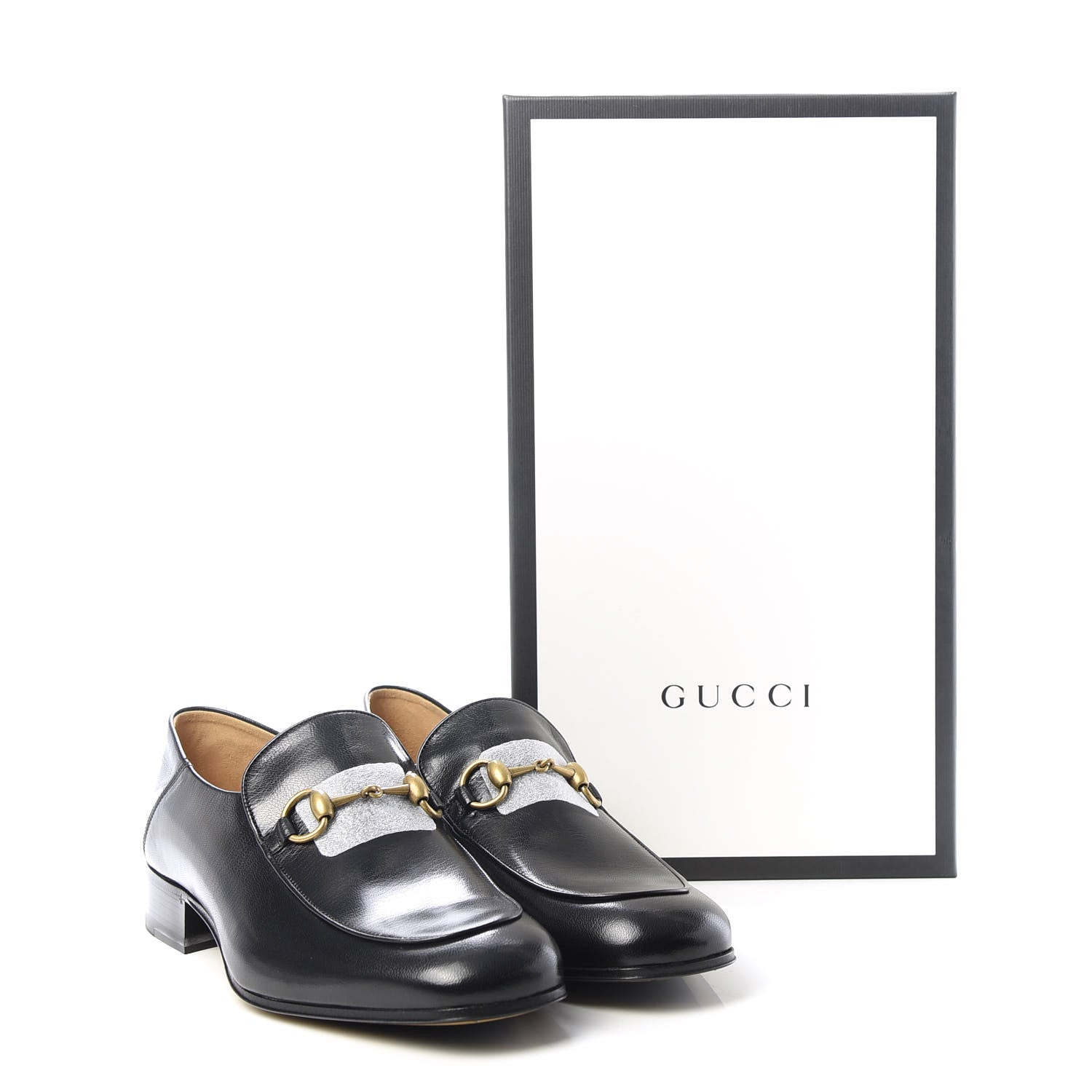 Gucci Goatskin Mens Horsebit Loafers 8 Black 11 of 11