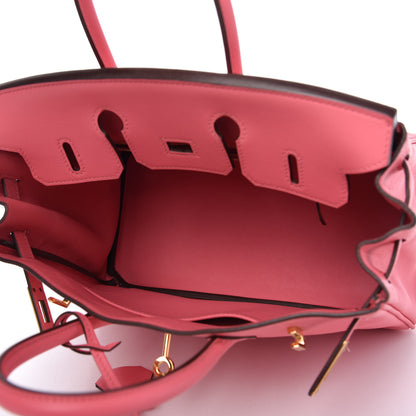 Hermes Swift Birkin 25 Rose Azalee 5 of 11