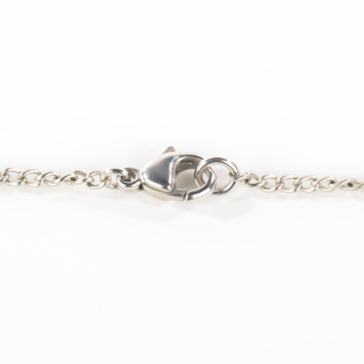 Pearl Ribbon CC Bow Necklace Black