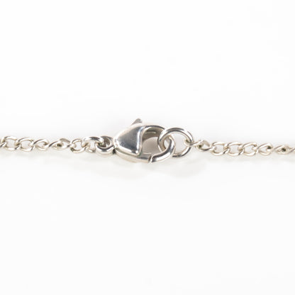 Chanel Pearl Ribbon CC Bow Necklace Black 4 of 6