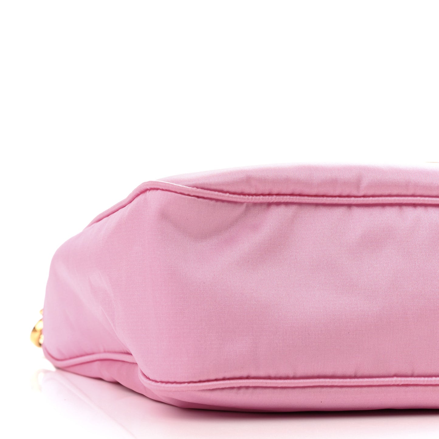 Nylon Tribute Chain Crossbody Shoulder Bag Light Pink