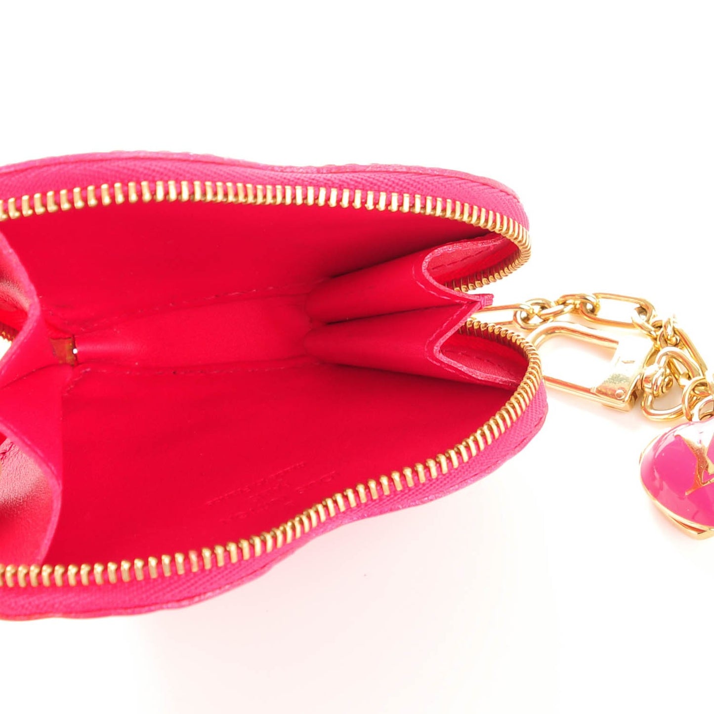 Vernis Heart Coin Purse Rose Pop