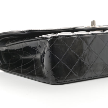 Chanel Patent Quilted Medium Double Flap Black 9 of 17