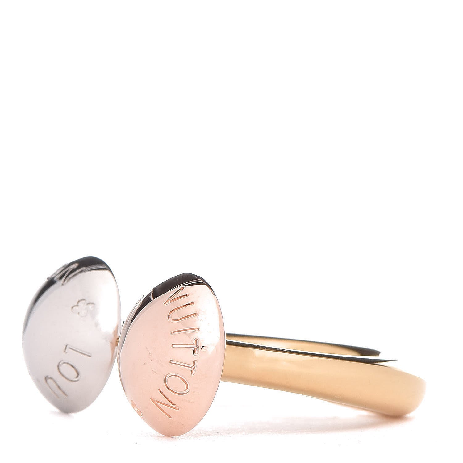 Louis Vuitton Studdy Ring M Gold Pink Silver 7 of 13