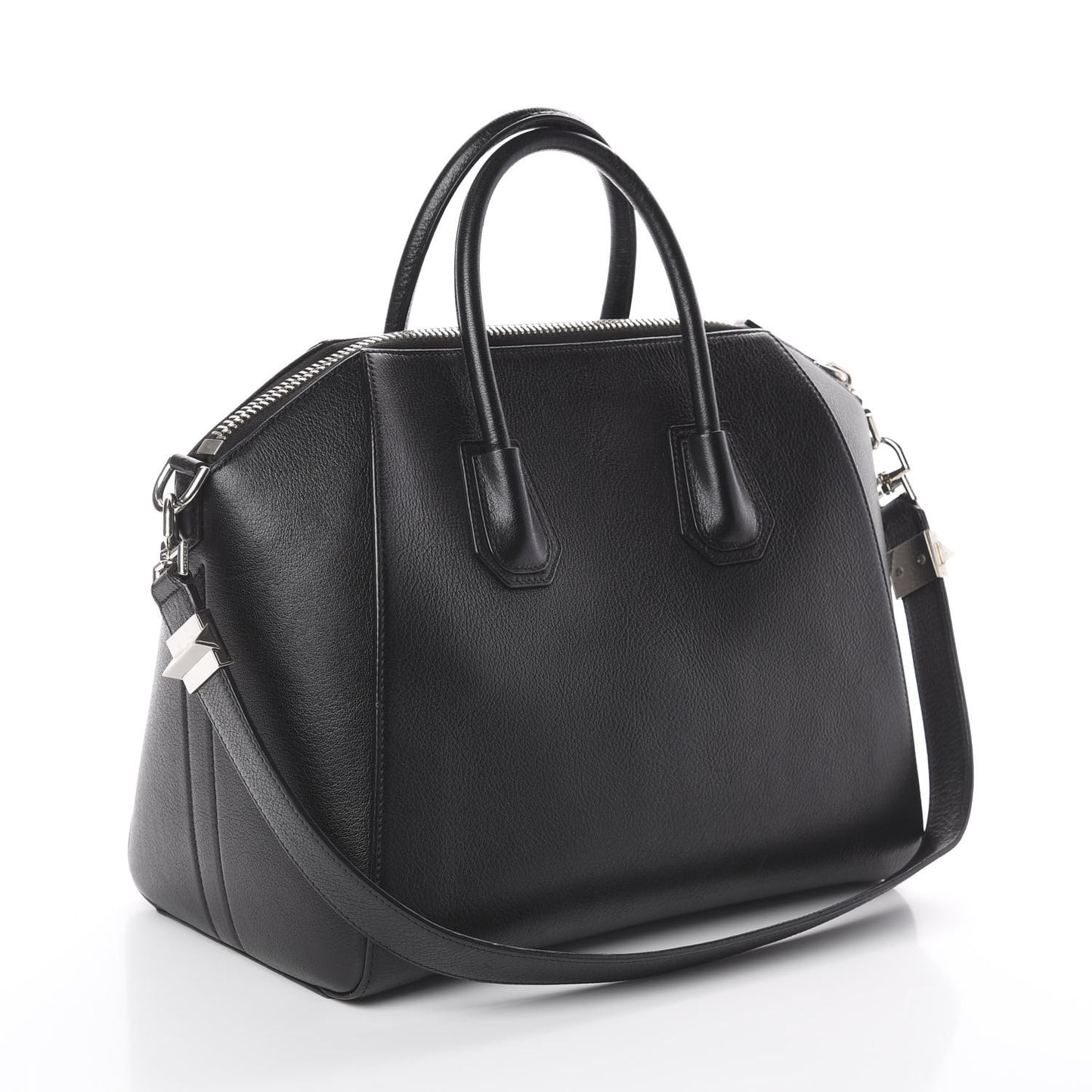 Sugar Goatskin Medium Antigona Black