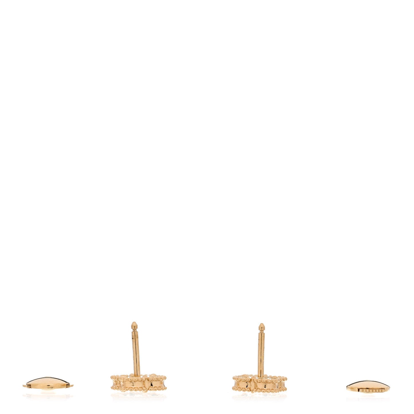 18K Yellow Gold Turquoise Sweet Alhambra Earrings