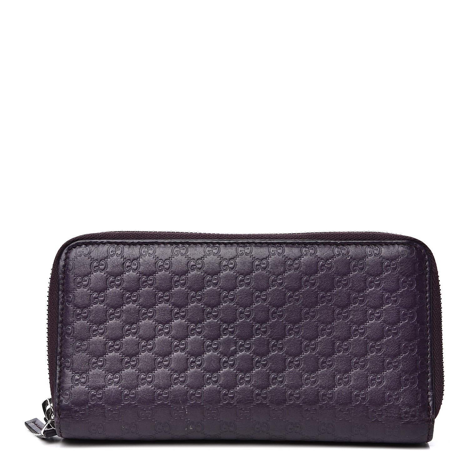 Gucci Microguccissima Zip Around Wallet Purple 1 of 13