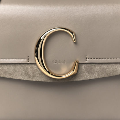Chloe Calfskin Small C Double Carry Motty Grey 9 of 11